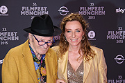 Herbert Achterbusch, Festivalleiterin Diane Iljine (©Foto: Martin Schmitz)